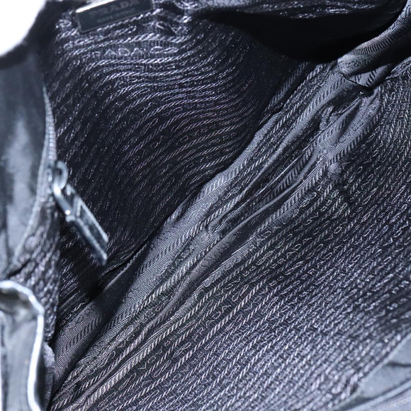 PRADA Shoulder Bag Nylon Black Auth yk16281