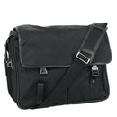 PRADA Shoulder Bag Nylon Black Auth yk16281-1