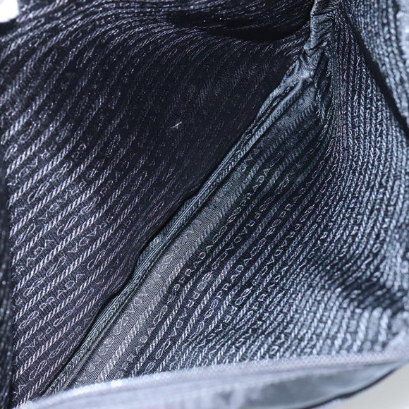 PRADA Shoulder Bag Nylon Black Auth yk16281