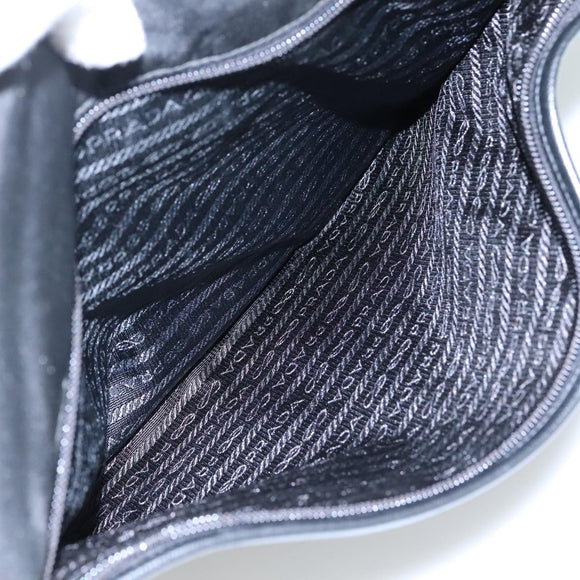 PRADA Shoulder Bag Nylon Black Auth yk16281