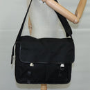 PRADA Shoulder Bag Nylon Black Auth yk16281-28
