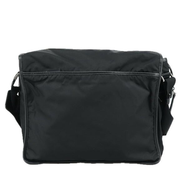 PRADA Shoulder Bag Nylon Black Auth yk16281