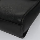 Burberrys Shoulder Bag Leather Black Auth yk16288-9