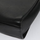 Burberrys Shoulder Bag Leather Black Auth yk16288-15