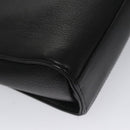 Burberrys Shoulder Bag Leather Black Auth yk16288-16
