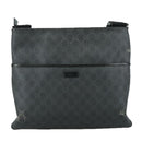 GUCCI GG Supreme Shoulder Bag PVC Leather Black 162904 Auth yk16293-13