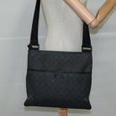 GUCCI GG Supreme Shoulder Bag PVC Leather Black 162904 Auth yk16293-25