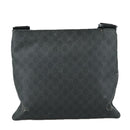 GUCCI GG Supreme Shoulder Bag PVC Leather Black 162904 Auth yk16293-2