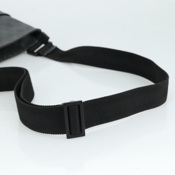 GUCCI GG Supreme Shoulder Bag PVC Leather Black 162904 Auth yk16293