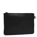 LOUIS VUITTON Monogram Shadow Pouch Leather Black LV Auth yk16360-1