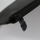 LOUIS VUITTON Monogram Shadow Pouch Leather Black LV Auth yk16360-8