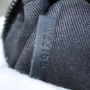 LOUIS VUITTON Monogram Shadow Pouch Leather Black LV Auth yk16360-12