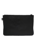 LOUIS VUITTON Monogram Shadow Pouch Leather Black LV Auth yk16360-2