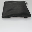 LOUIS VUITTON Monogram Shadow Pouch Leather Black LV Auth yk16360-3