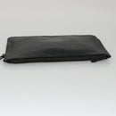 LOUIS VUITTON Monogram Shadow Pouch Leather Black LV Auth yk16360-5