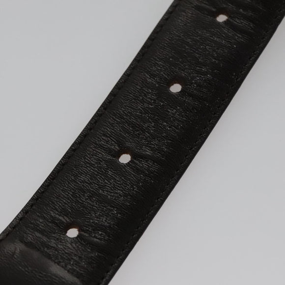 FENDI Zucca Canvas Belt 32.3""-36.2"" Brown Auth yk16363