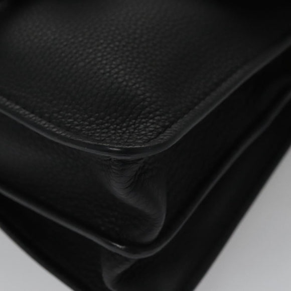 Chloe Small Day Abbey Hand Bag Leather 2way Black Auth yk16365AV