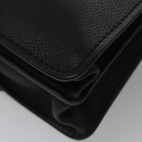 Chloe Small Day Abbey Hand Bag Leather 2way Black Auth yk16365AV