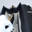 Chloe Small Day Abbey Hand Bag Leather 2way Black Auth yk16365AV-26