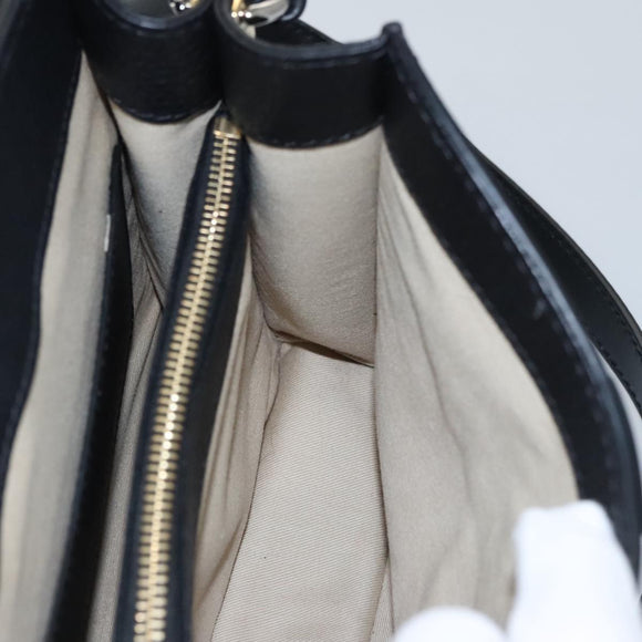 Chloe Small Day Abbey Hand Bag Leather 2way Black Auth yk16365AV