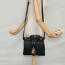 Chloe Small Day Abbey Hand Bag Leather 2way Black Auth yk16365AV-33