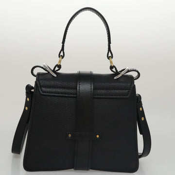 Chloe Small Day Abbey Hand Bag Leather 2way Black Auth yk16365AV - 0