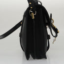 Chloe Small Day Abbey Hand Bag Leather 2way Black Auth yk16365AV-4