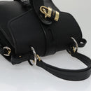 Chloe Small Day Abbey Hand Bag Leather 2way Black Auth yk16365AV-6