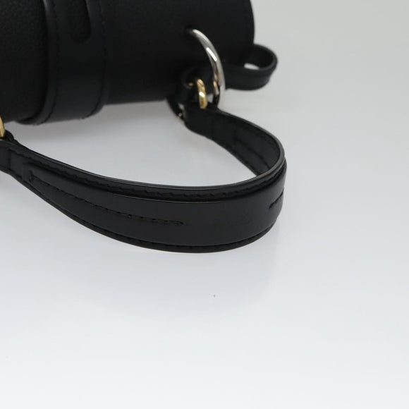 Chloe Small Day Abbey Hand Bag Leather 2way Black Auth yk16365AV