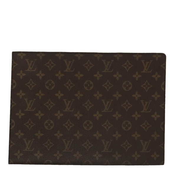 LOUIS VUITTON Monogram Document case Clutch Bag  LV Auth yk16368