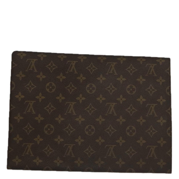 LOUIS VUITTON Monogram Document case Clutch Bag  LV Auth yk16368