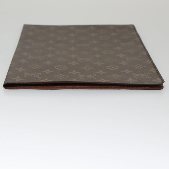 LOUIS VUITTON Monogram Document case Clutch Bag  LV Auth yk16368