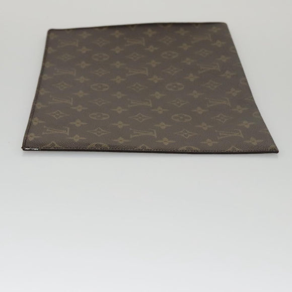 LOUIS VUITTON Monogram Document case Clutch Bag  LV Auth yk16368