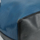 LOUIS VUITTON Epi Petit Noe Shoulder Bag Bicolor Black Blue M44152 Auth yk16375-16