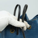 LOUIS VUITTON Epi Petit Noe Shoulder Bag Bicolor Black Blue M44152 Auth yk16375-10