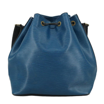 LOUIS VUITTON Epi Petit Noe Shoulder Bag Bicolor Black Blue M44152 Auth yk16375 - 0