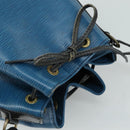 LOUIS VUITTON Epi Petit Noe Shoulder Bag Bicolor Black Blue M44152 Auth yk16375-6