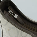 Salvatore Ferragamo Gancini Shoulder Bag Canvas Gray Auth yk16379-10