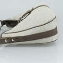 Salvatore Ferragamo Gancini Shoulder Bag Canvas Gray Auth yk16379-4