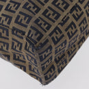 FENDI Zucchino Canvas Tote Bag Navy Auth yk16382-13