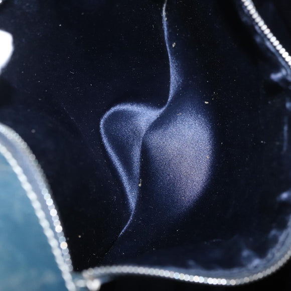 FENDI Zucchino Canvas Tote Bag Navy Auth yk16382