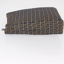 FENDI Zucchino Canvas Tote Bag Navy Auth yk16382-5