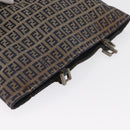 FENDI Zucchino Canvas Tote Bag Navy Auth yk16382-6