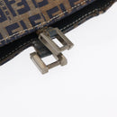 FENDI Zucchino Canvas Tote Bag Navy Auth yk16382-8