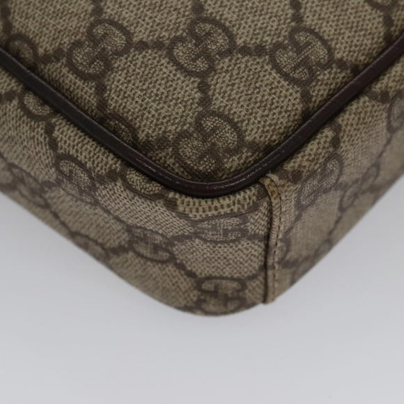 GUCCI GG Canvas Shoulder Bag Coated Canvas Beige Auth yk16428