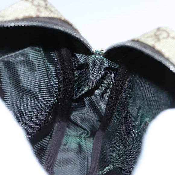 GUCCI GG Canvas Shoulder Bag Coated Canvas Beige Auth yk16428