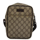 GUCCI GG Canvas Shoulder Bag Coated Canvas Beige Auth yk16428-13