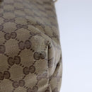 GUCCI GG Crystal Tote Bag Coated Canvas Beige Gold Auth yk16444-16