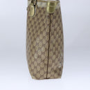 GUCCI GG Crystal Tote Bag Coated Canvas Beige Gold Auth yk16444-4