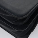 CHANEL Matelasse Turn Lock Chain Hand Bag Leather 2way Navy Gold CC Auth yk16451-18